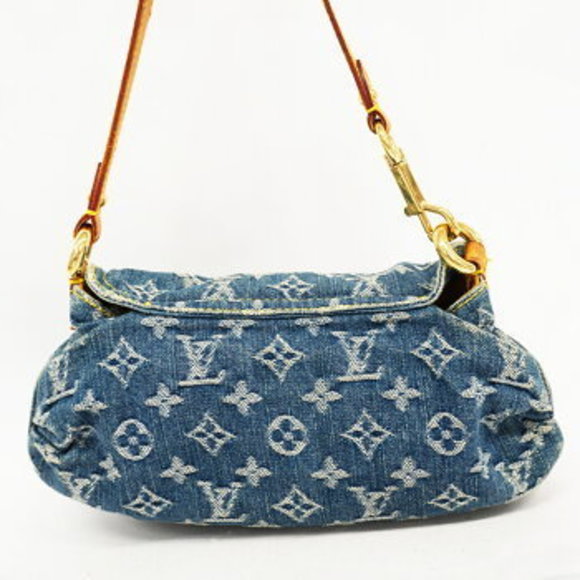 Louis Vuitton Monogram Denim Mini Pleaty Handbag - Picture 11 of 11